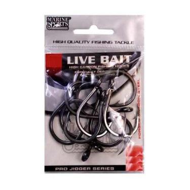 Imagem de Anzol Live Bait Nº11/0 Black Nickel - Marine Sports - 10 Peças