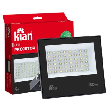 Imagem de Refletor 50w Slim Led IP65 Verde Decorativo Bivolt Kian