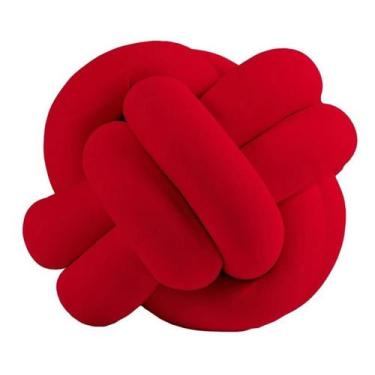 Imagem de Almofada Nó Nozinho Escadinavo - Gabi Flor Confecções, Vermelho
