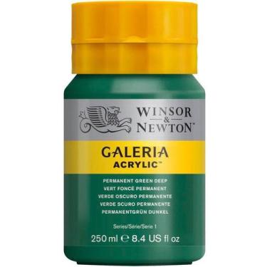 Imagem de Tinta Acrílica Galeria W&N 250ml 482 Permanent Green Deep - Winsor & N