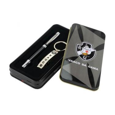 Imagem de Jogo Com Caneta Roller Ball E Chaveiro Abridor De Garrafas - Vasco - m