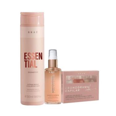 Imagem de Kit Braé Essential Cronograma Color Revival Óleo (3 produtos)