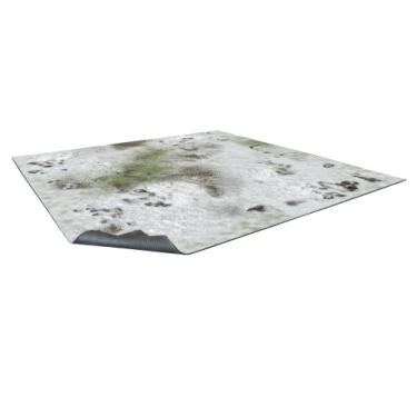 Imagem de Battle Systems Terrain Winter Snowscape Gaming Mat 3x3 - Neoprene Playmat for Warhammer 40k / Age of Sigmar, Fallout, D&D DND