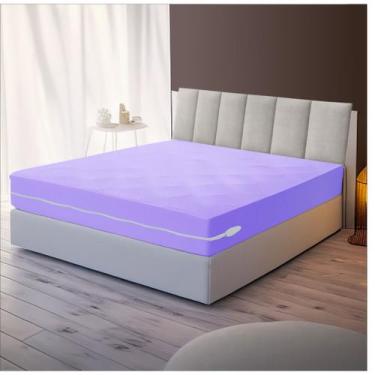 Imagem de Capa Para Colchão Casal King Size -  Malha Gel com Zíper - BG Confecçõ