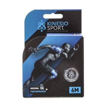 Imagem de Bandagem Elástica Adesiva KinesioSport 5.0cm x 6m Azul - Unissex-Unissex