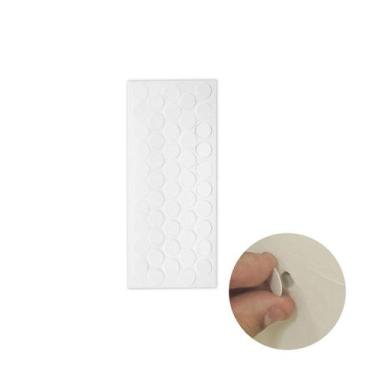 Imagem de Tapa Furo Adesivo Branco Tx 13 Mm Cartela Com 50 Unidades - Sr