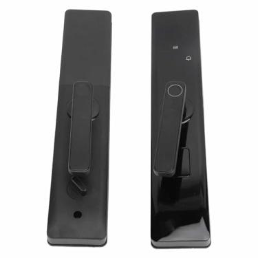 Imagem de Fechadura de Porta Inteligente, Fechadura de Liga de Alumínio Com Código de Impressão Digital Fechadura de Porta Semicondutora Fechadura Eletrônica Sem Chave para Portas de