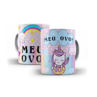 Imagem de Caneca Porcelana Unicórnio Frase Engraçada + Caixinha - RYLLO
