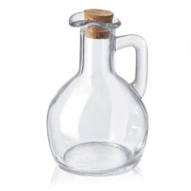 Imagem de Kit 2 Galheteiro de Azeite Vinagre Molhos Vidro com Tampa 180ml - Gici
