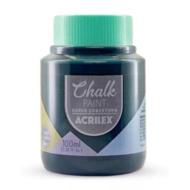 Imagem de Tinta Chalk Paint 100ml Azul Industrial 874 Acrilex