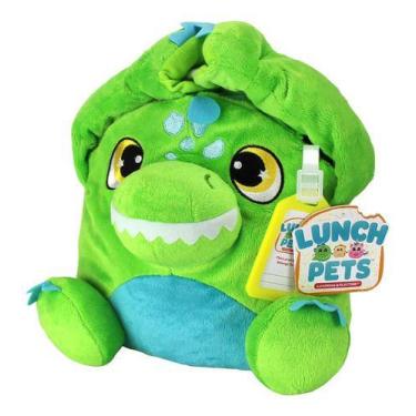 Imagem de Pelúcia Crocodilo Bolsa Térmica Lancheira Pets Dtc