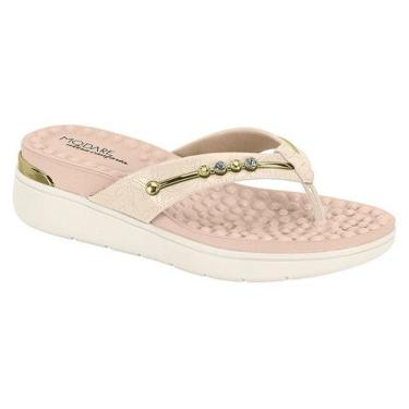 Imagem de Tamanco Feminino Otopédico Joanete Conforto Modare 7151.115, Creme, 36