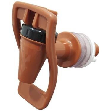 Imagem de Torneira Marrom P/ Suporte Galão de Água e Filtro de Barro - Lazários