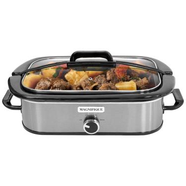 Imagem de Panela Elétrica em Aço Inoxidável 3,7L, Ideal para Receitas Quentes e Deliciosas, 110V 270W, Zing, Prata