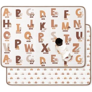 Imagem de Tapete de brincar para bebês Mamatepe dobrável impermeável 180x140cm