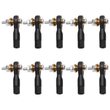 Imagem de 10PCS ShareGoo Plastic M2 Rod End 2.0 Ball Head Holder Tie Rod Ends w/Screws for RC Model Car Boat Airplane Helicopter Crawler (Style B)