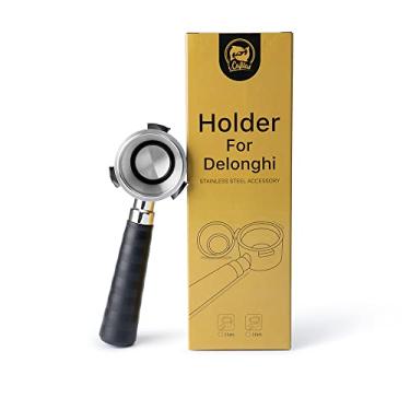 Imagem de Suporte de filtro de porta de aço inoxidável 51 mm, 3 orelhas, compatível com máquinas de café EC685.BK, suporte de filtro removível, peças de substituição para máquina de café (1 filtro, 1 xícara)