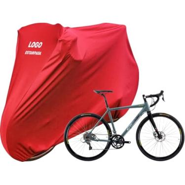 Imagem de Capa Bike Com Logo Oggi Velloce Disc 2022 Speed De tecido (Vermelho)