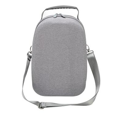 Imagem de Estojo de transporte rígido vomeko, estojo de transporte rígido para vr2, eva d urável portátil à prova de colisão grande capacidade vr caso para p s5 vr2 (Gray)