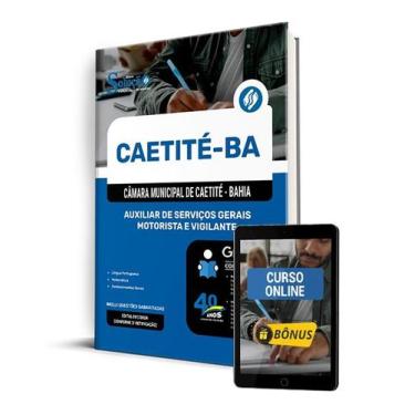 Imagem de Apostila Câmara de Caetité - BA 2025 - Auxiliar de Serviços Gerais, Mo