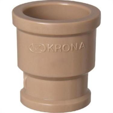 Imagem de Luva Marrom Krona Liso Liso Reducao 75Mm X60Mm 588 - Kit C/8