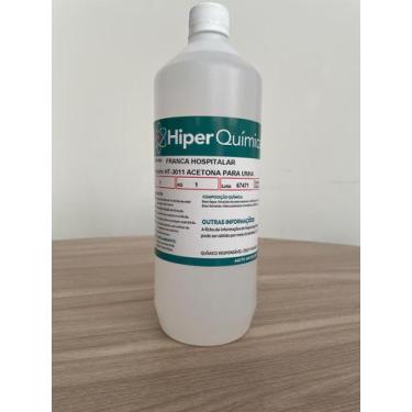 Imagem de Removedor de esmalte acetona hiper quimica 1 litro