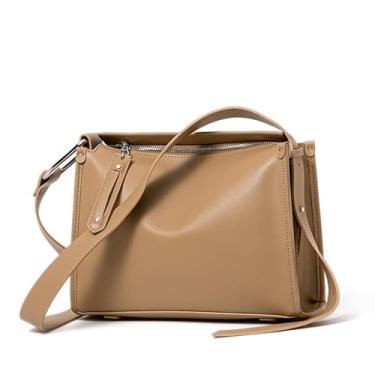 Imagem de Bolsa tiracolo feminina de couro, novo modelo 2025, nicho pequeno, sensação de alta qualidade, bolsa de ombro feminina, bolsa mãe, Puro