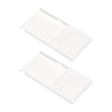 Imagem de SING F LTD 2 peças brancas adaptador de cartão Memory Stick Pro Duo MS conversor de cartão MS longo compatível com câmeras Sony Old CCD