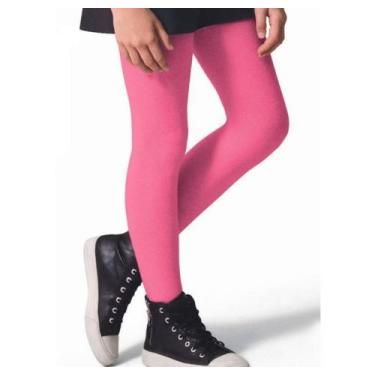 Imagem de Meia Calça Infantil Selene Fio 80 Inverno Algodão, Pink, G