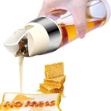 Imagem de Matifaner Dispensador De Mel Sem Gotejamento, Dispensador De Xarope De Bordo, Dispensador De Azeite De Oliva, Pote De Mel Com Suporte, Lindo Recipiente De Mel, Pote De Mel Perfeito