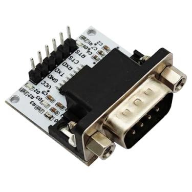 Imagem de diustou RS232 para TTL Nível Serial Módulo Conversor Porta de Interface RS-232 para TTL Conversor de Sinal Serial SP3232 Chip DB9 Conector UART Macho
