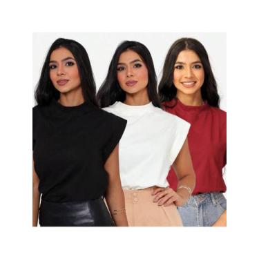 Imagem de KIT 3 Unidades Camiseta Muscle Tee Regata Ampla de Ombreira - Audax Br