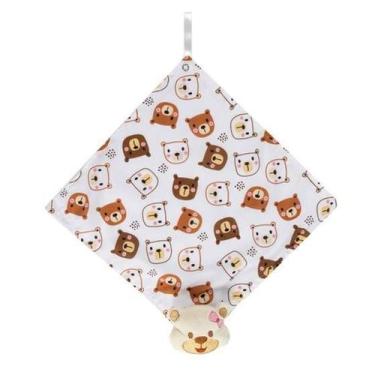 Imagem de Naninha Para Bebê Com Prendedor de Chupeta Estampa Variadas - LuckBaby