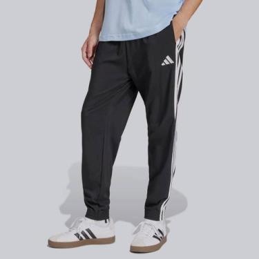 Imagem de Calça Adidas ESS 3 Stripes Preta, G