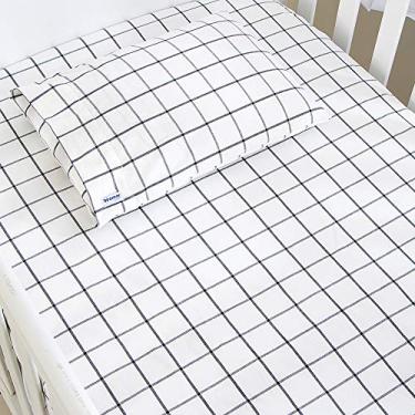 Imagem de Lençol para Berço 1 Peça Estampado Boston Preto - Lençol c/Elástico, Biramar Baby, Preto