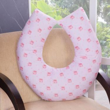 Imagem de Almofada Amamentação para Bebê Sublimada com Zíper - AVM Enxovais, Rea