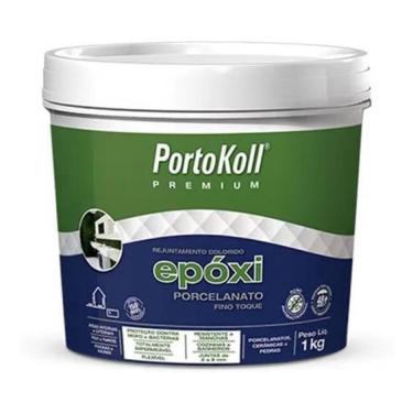 Imagem de Rejunte Epóxi Porcelanato - Portokoll - 1Kg Marfim