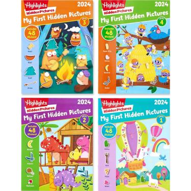 Imagem de Activity Books Highlights My First Hidden Pictures 2024: conjunto de 4 livros