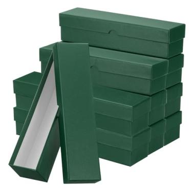 Imagem de PATIKIL Caixa de armazenamento de moedas, papelão para colecionadores, verde, 16 peças