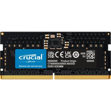 Imagem de Ram Crucial 8GB DDR5 4800MHz CL40 Memória de laptop CT8G48C40S5