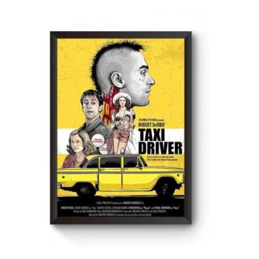 Imagem de Poster Moldurado Taxi Driver Quadro - Fanarte