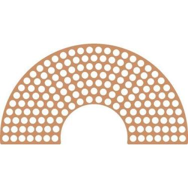 Imagem de Base Arco Íris Mdf Crochê Fio De Malha 22cm - 4 unidades - Inova Artes