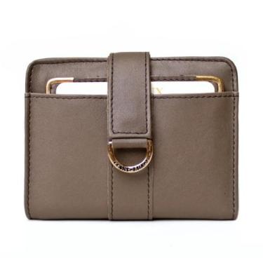 Imagem de Carteira Padrão Feminina de Couro com Ponteira 200 - Artlux, Verde mil