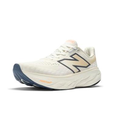 Imagem de New Balance Fresh Foam X 1080 V14 Tênis de corrida feminino, Sal marinho/índigo vintage/manga quente, 38