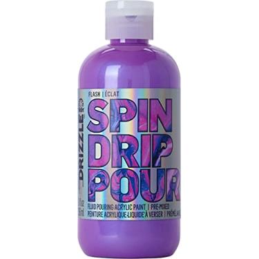 Imagem de FolkArt, Opti-Mystic Drizzle Flash pré-misturado acrílico 266 ml tinta de derramamento de fluido premium perfeita para projetos de artes e artesanato em ambientes internos e externos, 50404