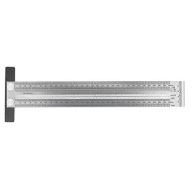 Imagem de Réguas T de Marcação para Carpintaria, Régua de Linha de Escrita de Posicionamento, Régua Tipo T para Carpintaria e Engenheiro (300 mm)