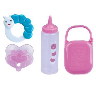 Imagem de Brinquedo Baby Ninos Alimentação Chupeta Mamadeira Mordedor - Cotiplas
