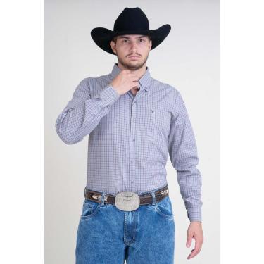 Imagem de CAMISA MASCULINA MANGA LONGA TEXAS FARM - CAL380 - DO XG AO G2 - XADREZ-Masculino