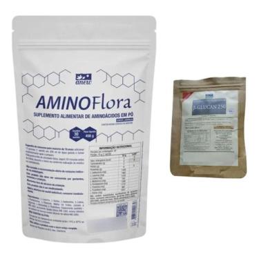 Imagem de AminoFlora Anew 450g + 01 Sachê Beta Glucan 15 cáps