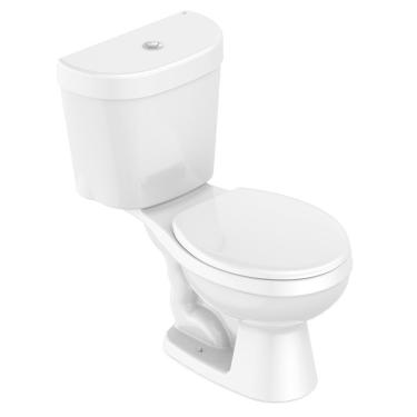 Imagem de Kit Vaso Sanitário Infantil Com Caixa Acoplada E Assento Kids Celite Branco